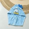 Gorro Nuevo para Cabello Seco para Niños Bebé Engrosado Forro Polar de Coral Gorro de Ducha de Dibujos Animados Gorro Toalla Absorbente para Cabello Seco para Niños y Niñas
