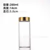 Suministrado Directamente por el Fabricante, Botella Muestreadora con Tapa de Óxido de Oro de 58 mm, Botella de Vidrio, Botella Vacía, Botella Sellada para Exhibición de Coleccionables
