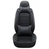 Cojín para Asiento de Coche de Comercio Exterior, Universal para Cinco Asientos, Cojín de Cuero para Todas las Estaciones, Funda de Asiento de Cobertura Total, Envío Directo del Fabricante