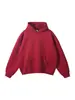 Nueva colección de otoño e invierno para hombre y mujer: Sudaderas y sudaderas con capucha de corte holgado, forradas de forro polar, modernas, con hombros caídos, de color liso, disponibles en stock para venta al por mayor y uso casual.