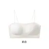 Base Líquida Sem Costura, Alças Finas, Sutiã Bonito nas Costas para Mulheres, Reunião do Busto Pequeno, Antiderrapante, Suporte Fixo, Confortável e Respirável, Faixa para o Peito