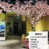 Ramas de flor de cerezo flor de durazno falsa plantas verdes de techo decoración enredaderas de flores de interior pared de celebridad de internet supermercado restaurante habitación cubierta superior fealdad