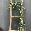 Enredadera de Rosas Artificiales para Decoración de Arcos de Boda, Paisajismo Comercial, Cubiertas de Pared con Flores de Enredadera, Flores Falsas al por Mayor