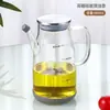 Material 201 com filtro pote de óleo aço inoxidável doméstico à prova de vazamento pote de vinho pote de onça garrafa para despejar óleo garrafa de tempero pote resíduo de óleo