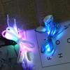 Fábrica de cordones LED para correr de noche de Dongguan, producción directa, cordones luminosos de nailon, fibra óptica, LED, zapatos luminosos intermitentes con luz
