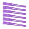 Pasador de belleza clip sin costuras pasador para cortar el pelo pasador de posicionamiento para partición de tinte caliente pasador para flequillo de palabra clip de presión de boca larga