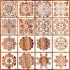 Modelo de Mandala Mais Vendido da Amazon Molde de Plástico Recortado Molde para Desenho Acessórios de Arte DIY Molde para Pintura