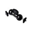 Abrazadera Articulada Universal con Tornillo de 1/4 Metal Doble Rótula Cardán Soporte de Expansión Abrazadera Multifuncional de Cacahuete