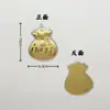 Crachá Logo Saco da Sorte Prosperidade Chaveiro Riqueza Diária Chaveiro Pingente de Bolsa Corrente de Telefone Ornamento Fábrica Atacado
