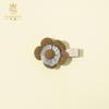 Amazon New Cross-border Baby Cute Flower Side Clip Menina Handmade Mesh Bangs Clip Acessórios para cabelo infantil Headdress