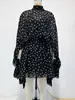 Otoño/Invierno 2026 Nuevo Transfronterizo Europeo y Americano Temperamento Elegante Vestido de Gasa Moda Camisola Interior Conjunto de Dos Piezas