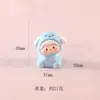 Figura Pequena Sanrio com Cabeça Inclinada DIY Resina Brinquedo Moderno Sacola Surpresa Figura Fofa Decoração de Mesa Carro Ornamento