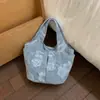 Otoño 2026 Nueva Moda Casual Retro Encaje Bolso de Mano Tote Gran Capacidad para Viajes de Trabajo Personalidad Bolso Cubo Tendencia