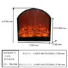 Insertar de chimenea personalizado, chimenea de estilo europeo, llama simulada electrónica, chimenea eléctrica de estilo americano, calentador empotrado decorativo para el hogar