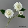 Flor Artificial de Casamento Flor Branca e Verde Material de Flor Decoração de Flor Artificial para Salão de Casamento Flor de Seda Jardim de Monet Flor Artificial de Janela