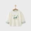 Body Infantil Peça Única Primavera e Outono Sem Costura Algodão Puro Meninos e Meninas Roupa de Baixo Roupas de Outono Infantil Manga Longa Roupas de Outono para Bebê