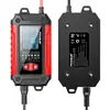 Cargador de coche y motocicleta FOXSUR 12V de plomo-ácido AGM litio-ferrofosfato detección de batería multifunción