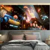 Personalidad Cyberpunk Marca de Moda Tela Colgante Estilo ins Tela de Fondo Pared de Fondo para Habitación Fresca Tapiz de Transformación de Dormitorio Lienzo