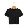 Tricô Personalizado Verão 2025 Simples Gola Redonda Tricô Manga Curta Feminino Casual Moda Roupa Íntima Gola U Estilo Casual Feminino