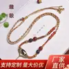 Cordão de Pingente Tecido Estilo Xizang Semi-Acabado Corrente de Suéter DIY para Pendurar Thangka Fio de Algodão Torcido à Mão Estilo Xizang Estilo Étnico