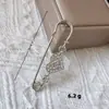 Alfiler de Seguridad con Tachuelas de Diamante para Ropa, Broche Versátil Anti-Exposición, Broche de Letra, Alfiler de Seguridad Grande con Pedrería para Cárdigan de Mujer