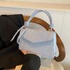 Bolso de mano estilo occidental, estilo retro, elegante, informal, de un solo hombro, sencillo, cruzado, pequeño, cuadrado, para mujer, novedad de verano de 2024