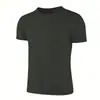 Ropa de Trabajo de Secado Rápido Talla Americana Transfronteriza Camisetas de Manga Corta con Cuello Redondo para Hombre Camisetas Publicitarias para Hombre y Mujer Estampadas Personalizadas con Logo