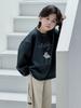 Sudadera Infantil Estilo Otoño 2025 para Niños y Niñas, Sudadera Casual con Estampado Estilo Coreano para Niños Mayores, Sudadera Retro, Moderna y Elegante