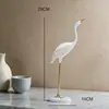 Crane artesanato decoração animal artificial high-end decoração requintada decoração sala de estar entrada TV decoração armário