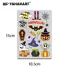 Adesivos Criativos de Halloween Hot Stamping Transfronteiriços para Crianças, Adesivos de Tatuagem Impermeáveis, de Desenho Animado e Divertidos, Adesivos de Tatuagem para Crianças
