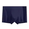 Ropa interior de seda de hielo para hombre, antibacteriana, transpirable, cómoda, fresca para el verano, bóxers sin costuras, shorts
