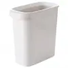 Papelera de huecos para el hogar, uso en cocina y sala de estar, cubo de plástico para espacios estrechos, específico para baño, sin tapa, cesta rectangular para papel higiénico