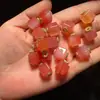 Fonte Natural de Sal Ágata Esculpida Acessórios de Açúcar Pulseira DIY Feita à Mão Acessórios para Pulseiras Acessórios para Colares de Contas