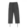 Pantalones de chándal jogger personalizados con efecto desgastado para hombre, con un atrevido diseño de estampado de espuma. Pantalones de chándal para hombre, modernos y de corte holgado