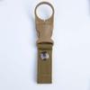 Hebilla para botella de agua de camping al aire libre estilo fanático militar hebilla colgante para olla de paisaje hebilla colgante para botella de agua de mochila hebilla colgante para botella de agua mineral