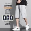 Ropa Sin Camisa Deportes Pantalones Cortos de Verano para Hombre Hielo Delgado Seda Pantalones Cortos de Caballo Sueltos Ropa China y Extranjera Rectos Sueltos