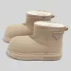 Botas de Nieve Cálidas de Invierno 2026, Nuevo Estilo, Forradas de Felpa, Suela Gruesa, que Aumentan la Altura, Zapatos de Algodón Cálidos de Doble Capa, Versátiles, Casuales, a la Moda, Estilo Ins