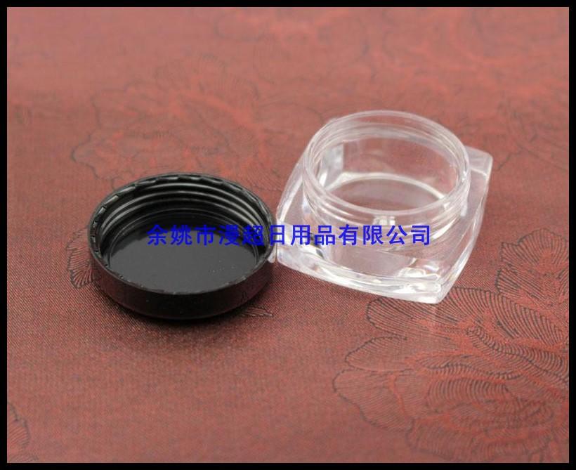 5g black lid clear cosmetic e