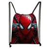 Nueva Bolsa de Almacenamiento Cruzada de Poliéster con Cordón de Marvel Spider-Man Mochila con Cordón de Gran Capacidad Fabricante Venta al por Mayor