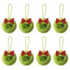 2026 Natal Bolas Coloridas de Pelo Falso de Coelho DIY Enfeites de Decoração para Árvore de Natal Feriado Bola de Pelúcia Transfronteiriça Novo Produto