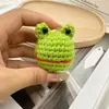 Llavero de lana hecho a mano con ganchillo, oso cachorro creativo, adornos para bolso, accesorios de ganchillo, colgante pequeño de punto DIY