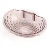 Caja de jabón de plástico transparente para baño del hogar, soporte de jabón para pared sin perforaciones, venta al por mayor del fabricante, almacenamiento en caja de jabón