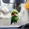 Colgante de gato lindo de acrílico 2D para coche, modelo nuevo para decoración de espejo retrovisor interior de coche, adorno colgante para el hogar