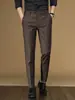 Pantalones Casuales Cortos para Hombre Primavera y Otoño Ajustados Pantalones de Hombre 2008 Versátil