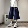 Temporada de Verão 026 Novo Estilo Calça Casual Reta Solta Calça Esportiva Patchwork Tendência Estilo Americano