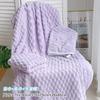 Toalla con Patrón de Nubes, Toalla de Baño, Gorro de Secado Rápido para el Cabello para Mujeres, Uso Doméstico, Absorbente, No Suelta Pelusa, Franela Coral Gruesa para Baño