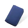 Suministro de Fábrica Nueva Moda Porta Tarjetas con Múltiples Ranuras Estuche para Tarjetas con Cremallera Tarjeta de Crédito 26 Ranuras para Tarjetas Porta Tarjetas de Cuero Genuino Venta al por Mayor