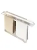 Toallero Plegable sin Taladro Montado en Pared Barra para Toalla de Baño Estante de Almacenamiento para Baño Estante para Inodoro Ahorro de Espacio Producto Nuevo