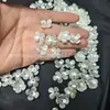 ABS Perlescente Trébol de Cuatro Hojas Accesorios Perlescentes Ropa DIY Materiales para Joyería Hecha a Mano Flor de Perla de Imitación Blanca Pétalo de Flor Hilo con Cuentas