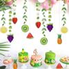 Venta al por mayor aula de jardín de infancia Decoración del Día del Niño decoración colgante habitación infantil Mori flor hoja tira